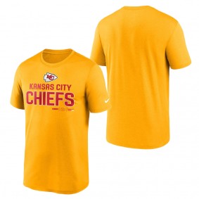 Men's Kansas City Chiefs Nike Gold Legend Community Performance T-Shirt