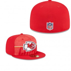 Men's Kansas City Chiefs Red 2023 NFL Training Camp 59FIFTY Fitted Hat