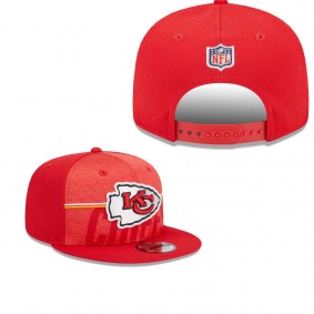 Men's Kansas City Chiefs Red 2023 NFL Training Camp 9FIFTY Snapback Hat
