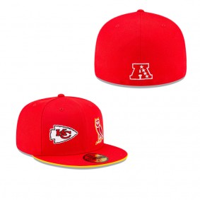 Men's Kansas City Chiefs Red OVO x NFL 59FIFTY Fitted Hat