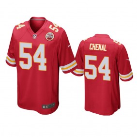 Kansas City Chiefs Leo Chenal Red Game Jersey