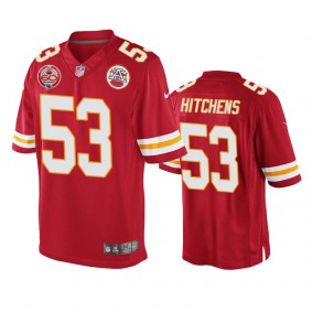 Kansas City Chiefs Anthony Hitchens Red 60th Anniversary Game Jersey