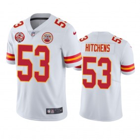 Kansas City Chiefs Anthony Hitchens White 60th Anniversary Vapor Limited Jersey