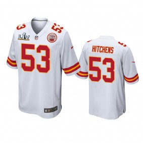 Kansas City Chiefs Anthony Hitchens White Super Bowl LV Game Jersey