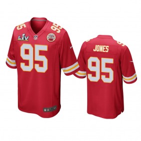 Kansas City Chiefs Chris Jones Red Super Bowl LV Game Jersey