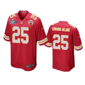 Kansas City Chiefs Clyde Edwards-Helaire Red Super Bowl LVII Game Jersey