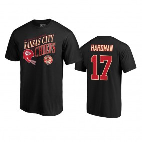 Kansas City Chiefs Mecole Hardman Black 60th Anniversary Rise T-Shirt