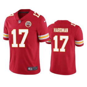 Kansas City Chiefs Mecole Hardman Red 2019 NFL Draft Vapor Limited Jersey