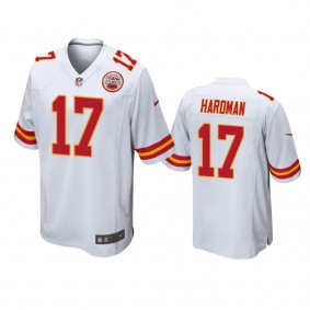 Kansas City Chiefs Mecole Hardman White 2019 NFL Draft Game Jersey