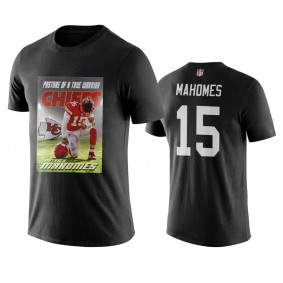 Men's Kansas City Chiefs Patrick Mahomes Black Posture Of A True Warrior T-shirt