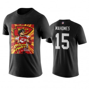 Men's Kansas City Chiefs Patrick Mahomes Black Super Chief T-shirt
