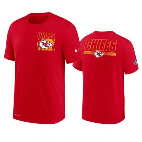 Kansas City Chiefs Red Facility Playbook Performance T-Shirt