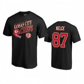 Kansas City Chiefs Travis Kelce Black 60th Anniversary Rise T-Shirt