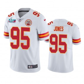 Kansas City Chiefs Chris Jones White Super Bowl LVII Vapor Limited Jersey