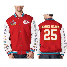 Kansas City Chiefs Clyde Edwards-Helaire Red Super Bowl LV Jacket