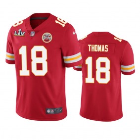 Kansas City Chiefs Emmitt Thomas Red Super Bowl LV Vapor Limited Jersey