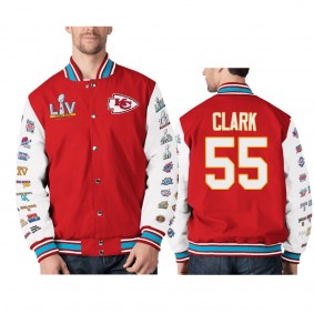 Kansas City Chiefs Frank Clark Red Super Bowl LV Jacket