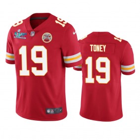 Kansas City Chiefs Kadarius Toney Red Super Bowl LVII Vapor Limited Jersey