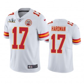 Kansas City Chiefs Mecole Hardman White Super Bowl LV Vapor Limited Jersey