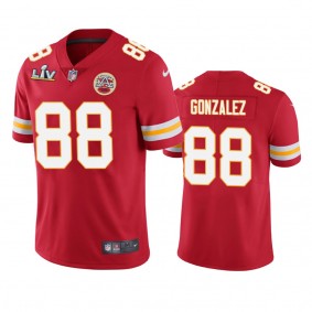 Kansas City Chiefs Tony Gonzalez Red Super Bowl LV Vapor Limited Jersey