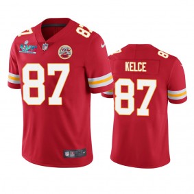 Kansas City Chiefs Travis Kelce Red Super Bowl LVII Vapor Limited Jersey