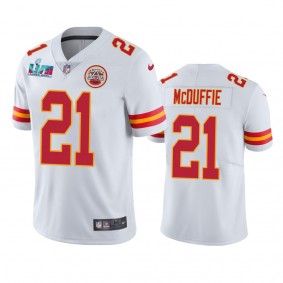 Kansas City Chiefs Trent McDuffie White Super Bowl LVII Vapor Limited Jersey