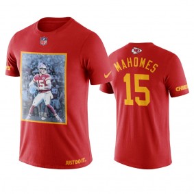 Kansas City Chiefs Patrick Mahomes Red LetsRoll T-Shirt