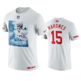 Kansas City Chiefs Patrick Mahomes White Pixel T-Shirt