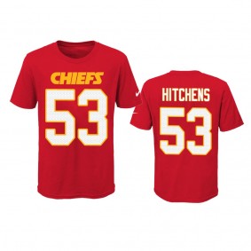 Chiefs #53 Anthony Hitchens Red Player Pride T-Shirt - Youth