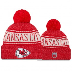 Kansas City Chiefs Red Sport Sideline Cold Weather Knit Hat - Men's