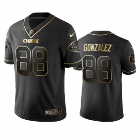 Kansas City Chiefs Tony Gonzalez Black Golden Edition 2019 Vapor Untouchable Limited Jersey - Men's