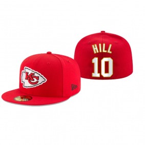 Kansas City Chiefs Tyreek Hill Red Omaha 59FIFTY Fitted Hat