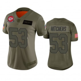 Women's Kansas City Chiefs Anthony Hitchens Camo 2019 Salute to Service Limited Jersey