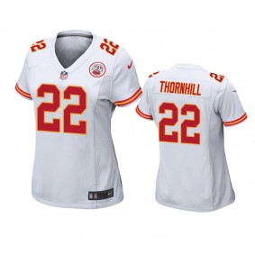 Kansas City Chiefs Juan Thornhill White 2019 NFL Draft Game Jersey