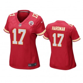 Kansas City Chiefs Mecole Hardman Red 2019 NFL Draft Game Jersey