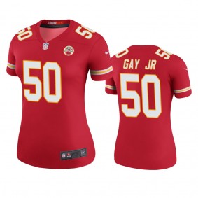 Kansas City Chiefs Willie Gay Jr. Red Color Rush Legend Jersey