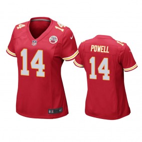 Women's Kansas City Chiefs Cornell Powell Red Game Jersey