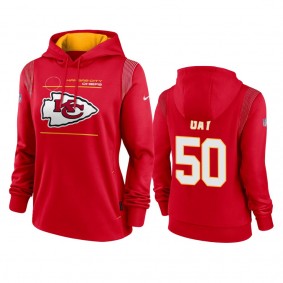 Women's Willie Gay Kansas City Chiefs Red Sideline Performance Pullover Hoodie