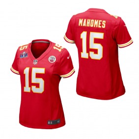 Women's Kansas City Chiefs Patrick Mahomes Red Super Bowl LVIII Game Jersey