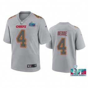 Youth Chiefs Chad Henne Gray Super Bowl LVII Atmosphere Jersey