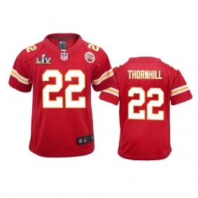 Youth Chiefs Juan Thornhill Red Super Bowl LV Game Jersey