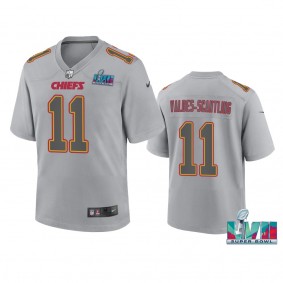 Youth Chiefs Marquez Valdes-Scantling Gray Super Bowl LVII Atmosphere Jersey