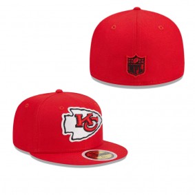 Youth Kansas City Chiefs Red Main 59FIFTY Fitted Hat